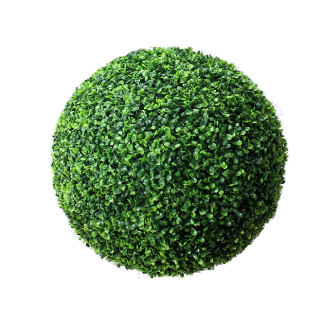 Boxwood Tree Garden Decoration Boxwood Ball Artificial Shrubs and Topiaries Artificial Plant Topiary Plant 25cm Boxwood Green Ball Door Wall Hanging