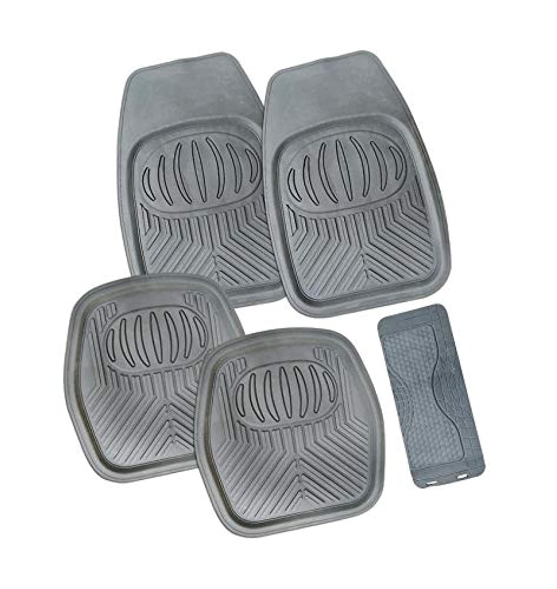 Car Mats With High Edges 5 Pieces Materials for all kinds of cars Gray Color