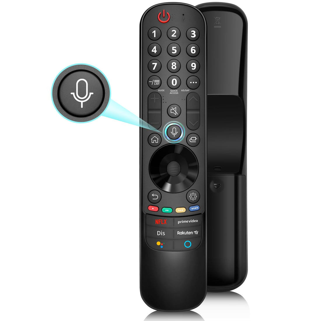 LOUTOC Universal Magic Remote for LG Smart TV, Replacement Remote Control for LG OLED EVO/OELD/QNED/QLED/NanoCell/UHD 4K 8K Smart TV with Voice & Pointer
