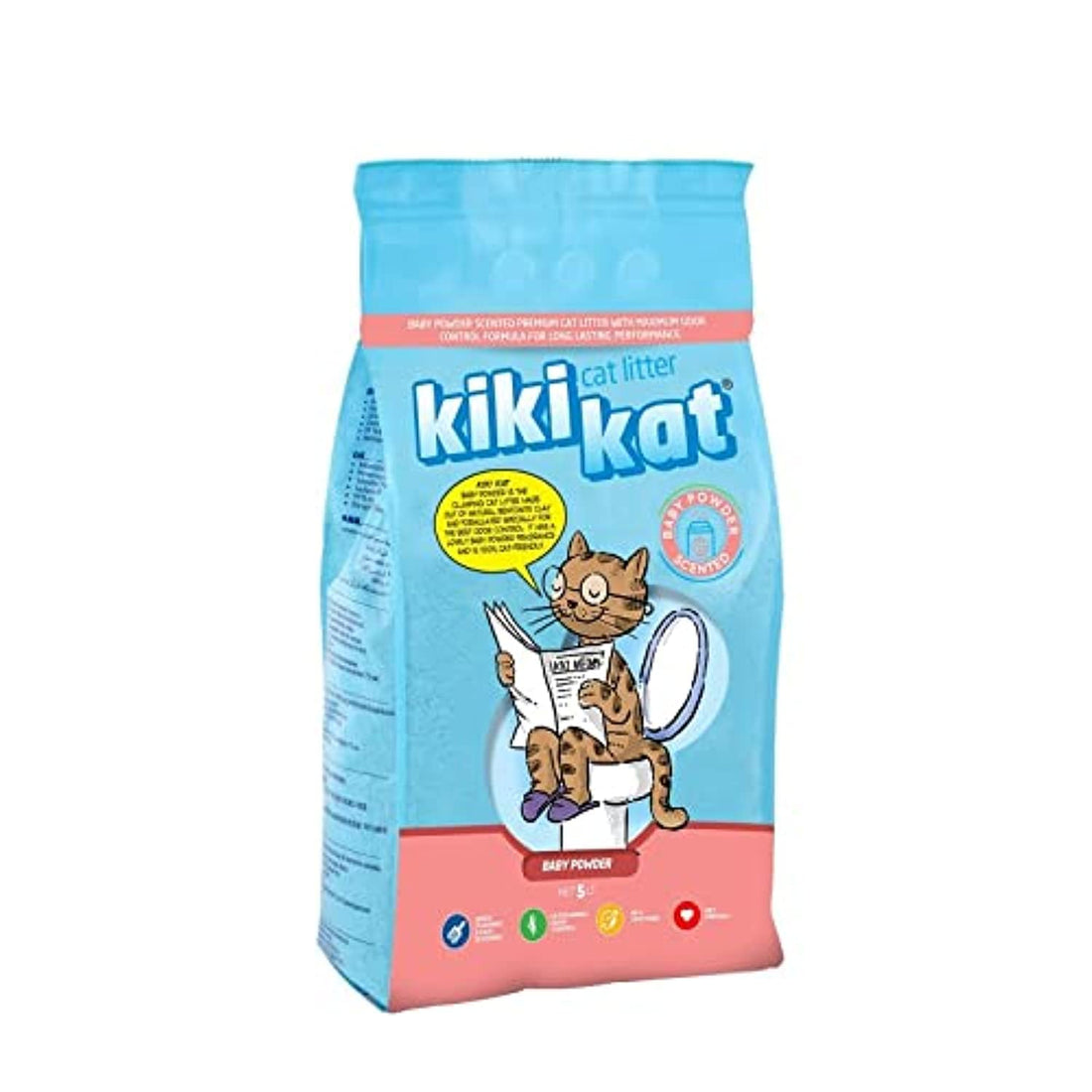 KiKi Kat Cat Litter - Baby Powder - 5L