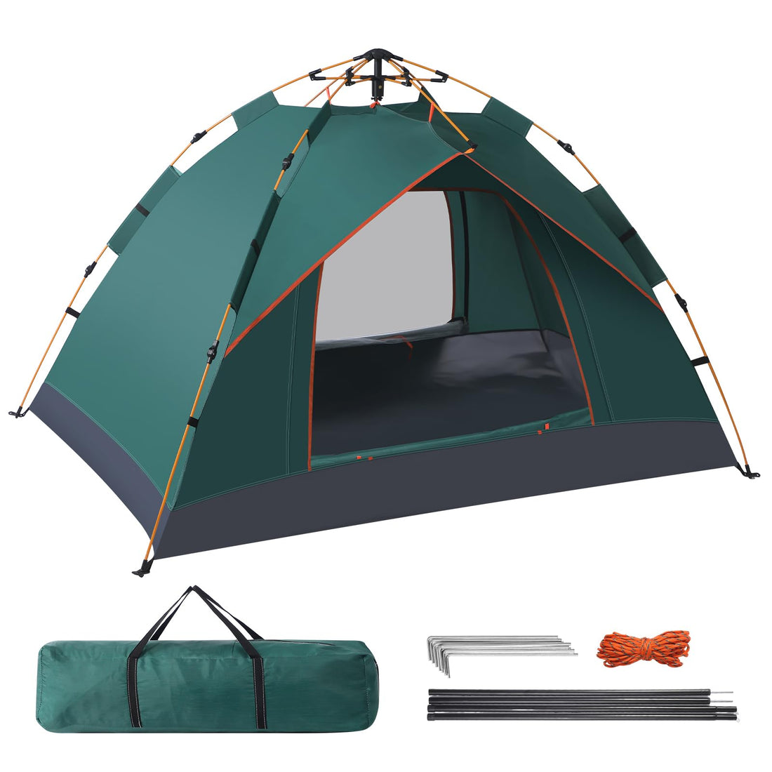 Camping Tent Automatic 2-3 Man Person Instant Pop Up Tent,Large Lightweight 4 Seasons Dome Tents,Outdoor Dome tents,Automatic Setup Family tents for Hiking Backpacking Camping Travel