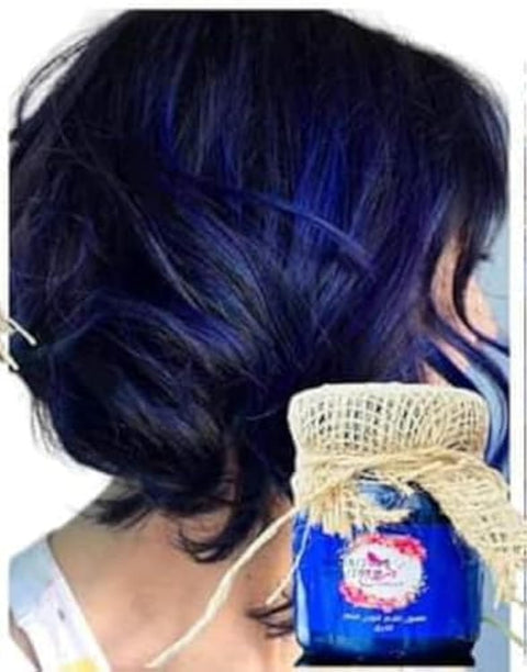 Qirmus LAROGE Hair Dye Blue Hair Coloring Paste 1 Count Women Adults