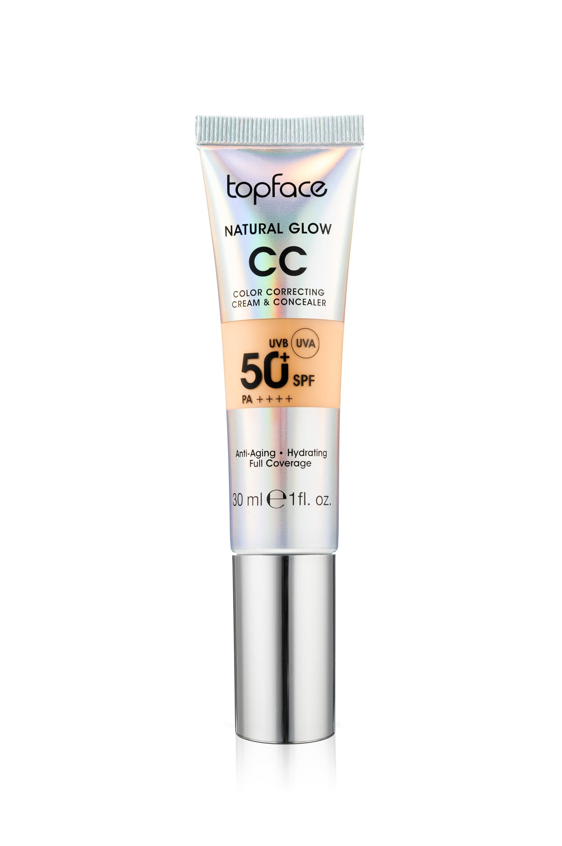 Topface Natural Glow CC color correcting Cream & concealer 50+ SPF -004