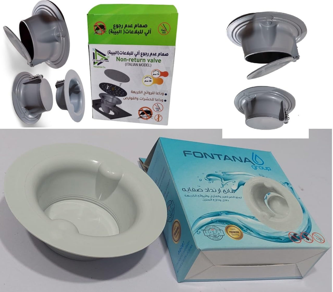 Valve Prevent Winder for Floor Drain Cover Bathroom and Kitchen (Stainless Zipper) Easily Works as a Prevent for Odour and Insects Zipper Stainless Code 1eslon
