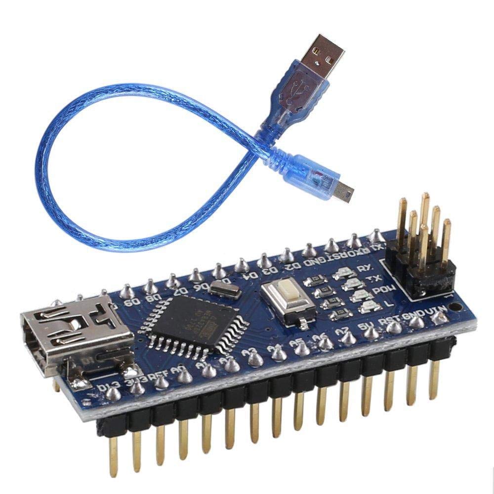 Mini USB Arduino Nano V3.0 ATmega328P 5V 16M Controller Compatible Board for Module PCB Development with Cable