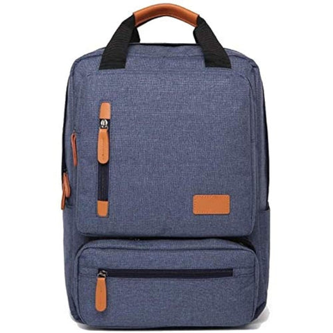 Back Pack, Men and women 2019 new effortless computer business travel declamatory capacity backpack Suitable for outings/hiking/schools (Color : Coffee color, Size : 42cm*29cm*11cm)