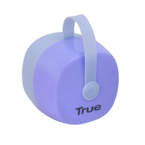 True Gold Soother container with hanger-PURPLE