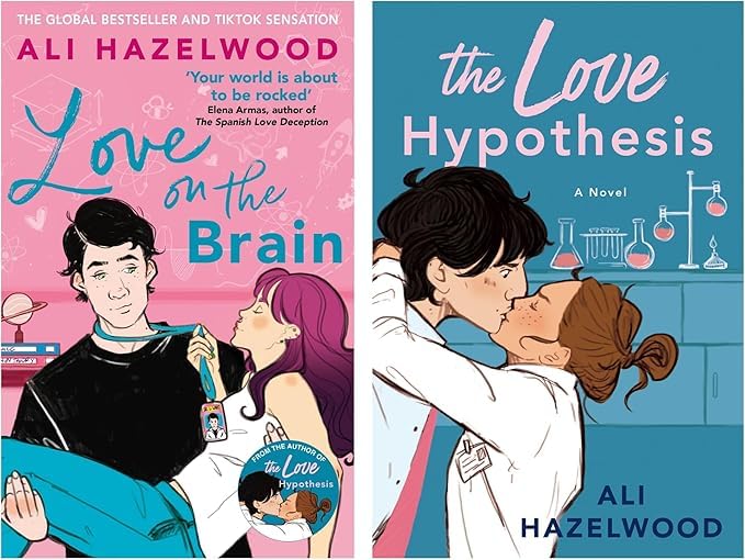 Ali Hazelwood's Love on the Brain, The Love Hypothesis - Two Romance Novels