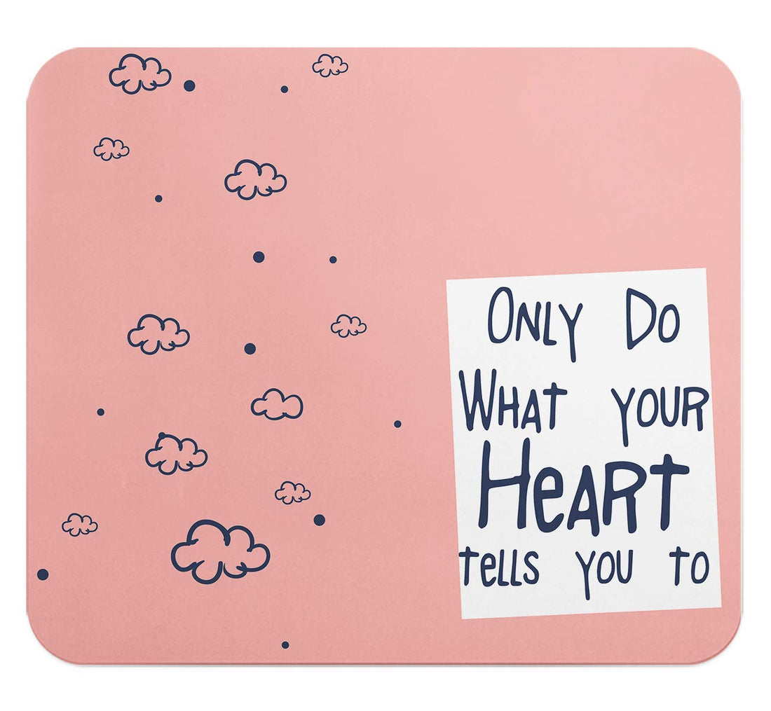 Loud Universe Heart Tells You Teen Rectangular Thick Flexible Mouse Pad