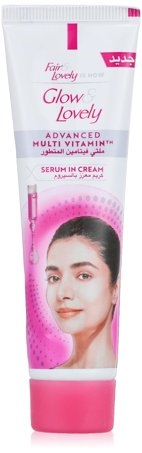 Glow and Lovely Face Cream with Vita Glow Advanced Multi Vitamin for Glowing Skin 40G