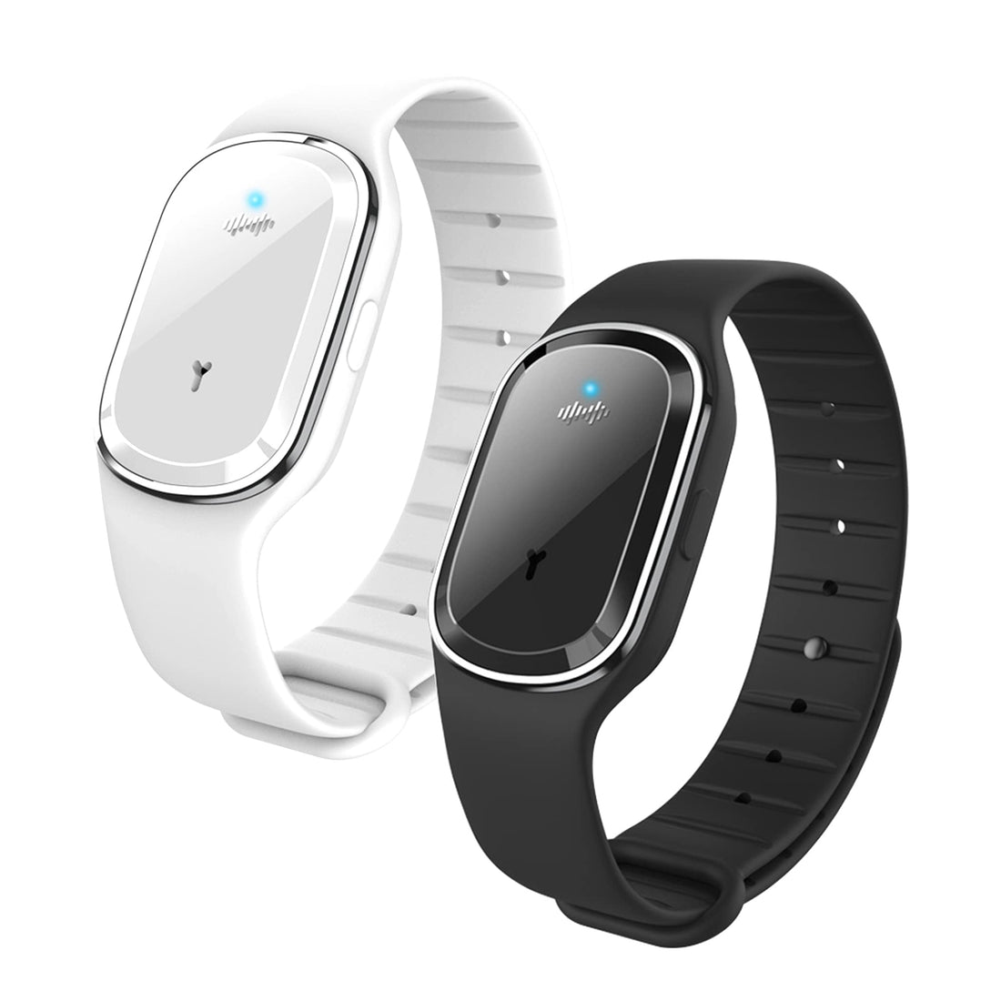 KASTWAVE Ultrasonic Mosquito Repellent Bracelet, Electronic Anti Mosquito Repeller Wristband Watch with USB Charging Cable Suitable for Indoors and Outdoors Adults Children Non-Toxic Bracelet (2 pcs)