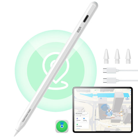 ESR Stylus Pen for iPad Findmy,White