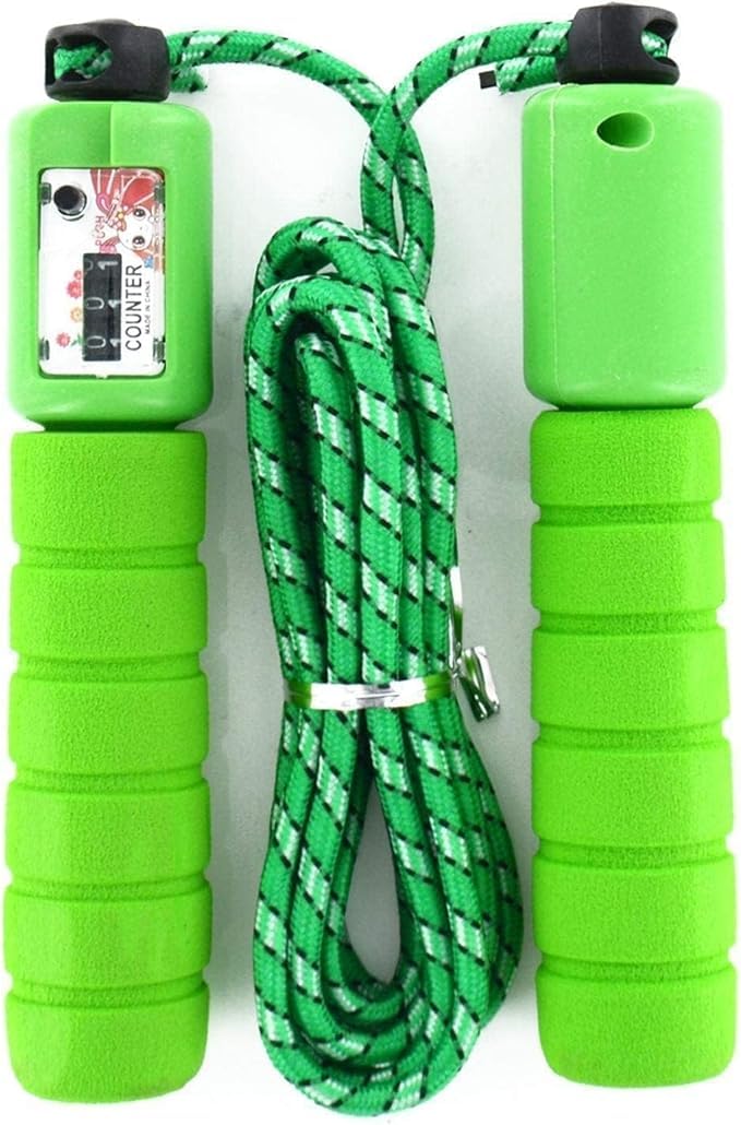 Adjustable Kid's Jump Skipping Rope with Counter and Comfortable Handles
