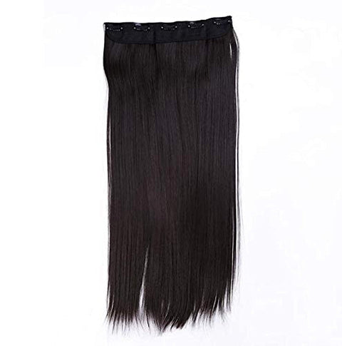 Women wig hair extension black