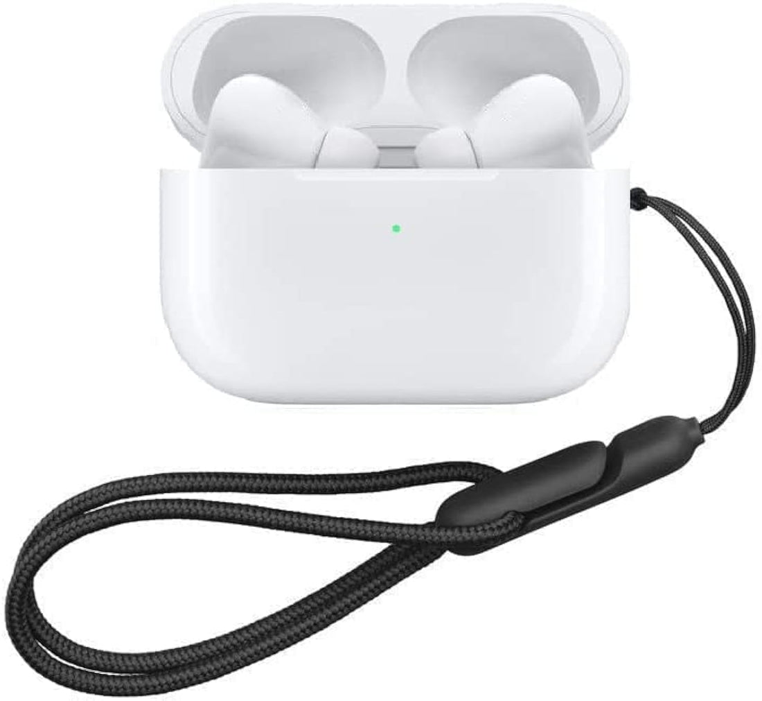 Lanyard Compatible with AirPods Pro 2, 2023 New Wireless Bluetooth Headphones Anti-Lost Lanyard Earbuds Cover Braided Rope (Black)