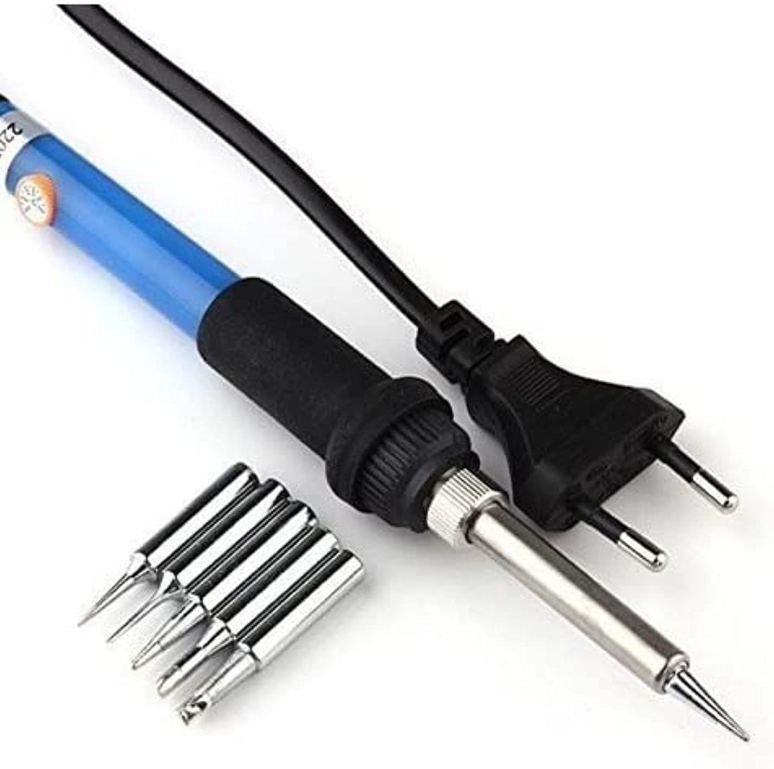 Generic Soldering Iron 908 With Variable Temperature Selector (200~450 C) + 5PCS Solder Tip