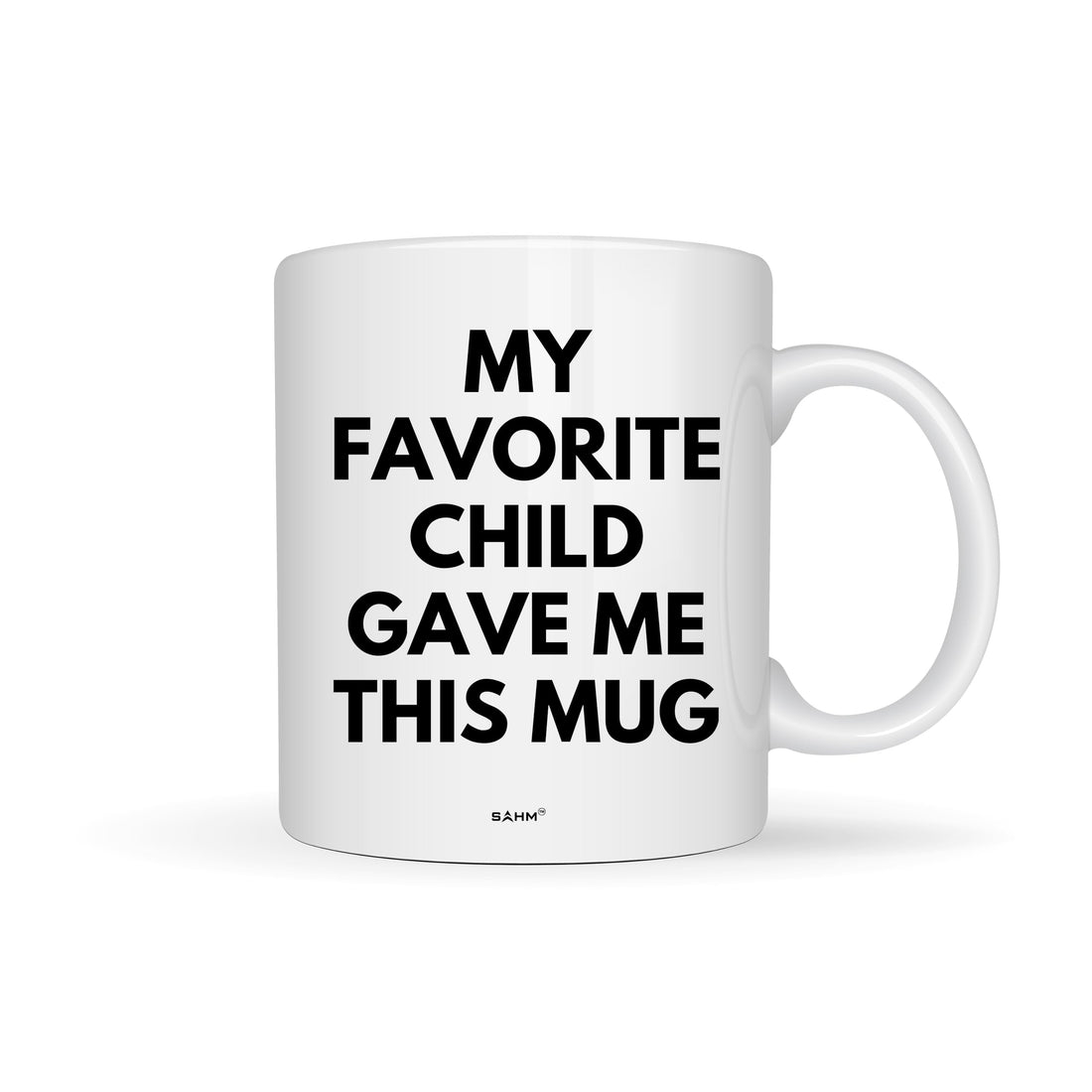 My Favorite Child Gave Me This Funny Coffee Mug Best Mom & Dad Gift from Daughter Son or Kids Birthday Present Idea for Parents Packed in a premium gift box complete with a greeting card & envelope