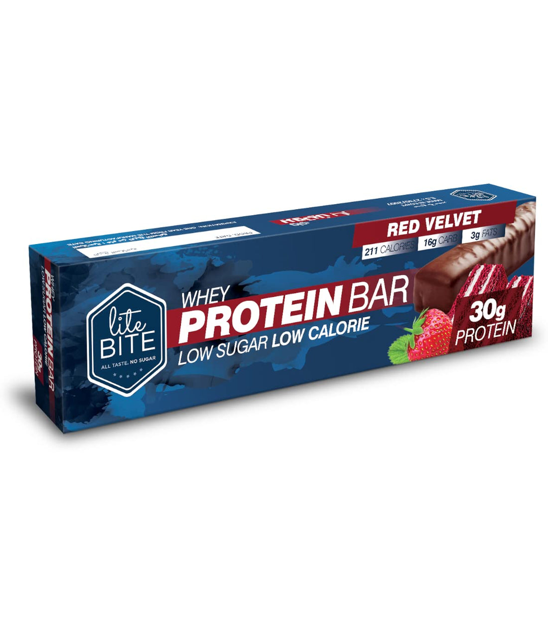 Lite Bite 30 g Whey Protein Bar - Red Velvet - 70 g