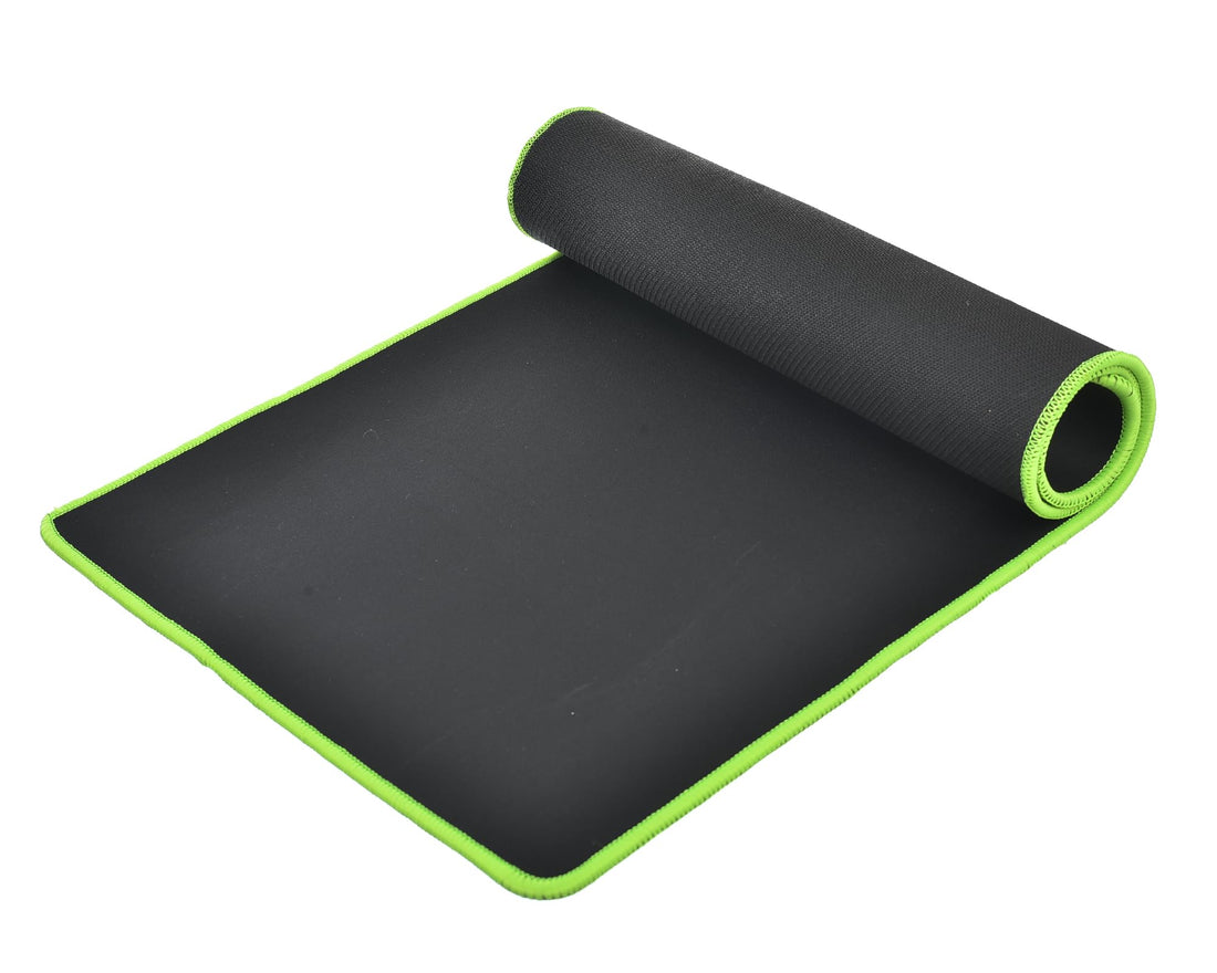 Generic Rubber Speed Surface Mouse Pad Its Works Great with All Mouse Sensor With Stitched Edges For Gaming 70x30 CM - Black Lemon