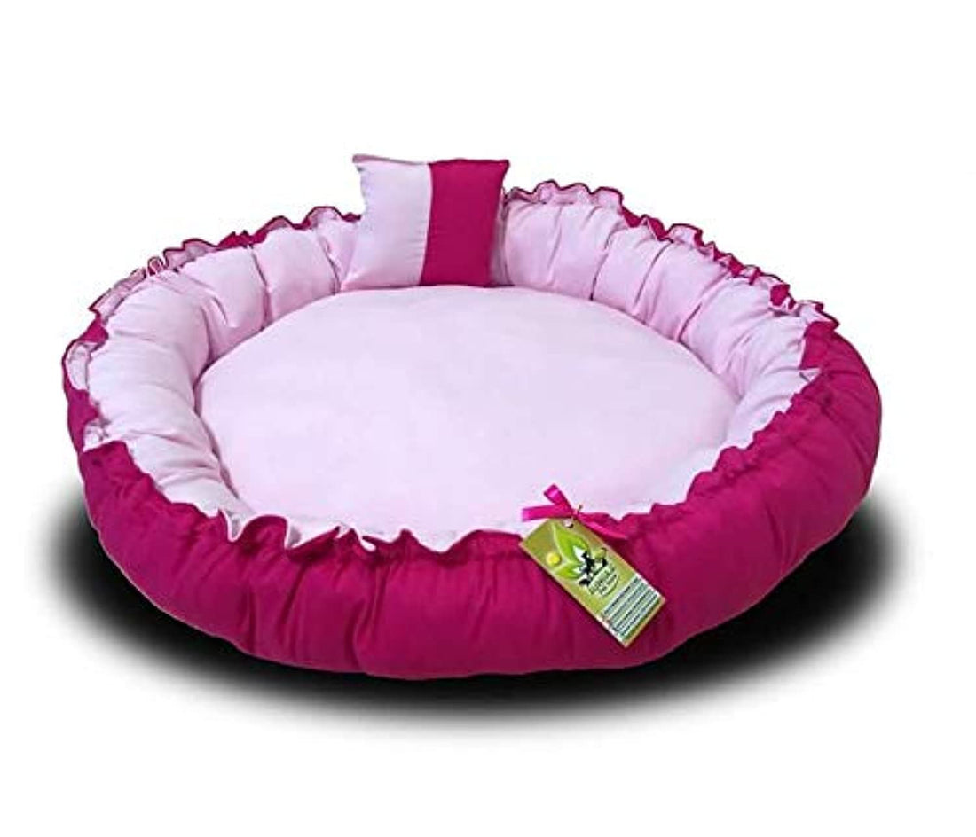 Moro Moro Circular bed for cats and dogs Rose and fuchia