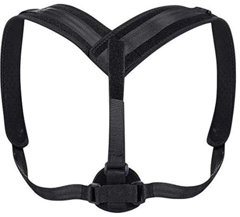 Posture Corrector for Men & Women，Back Brace for Posture Women，Relieves Upper Back & Shoulders Pain，Back Straightener Posture Corrector，Clavicle Support Adjustable Brace (Black)