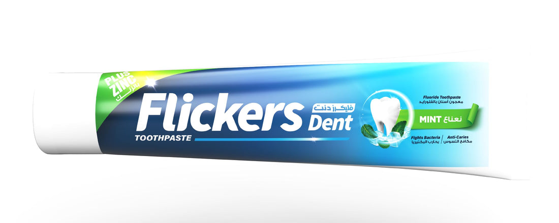 Flickers Dent Toothpaste Mint 50 ml, Blue