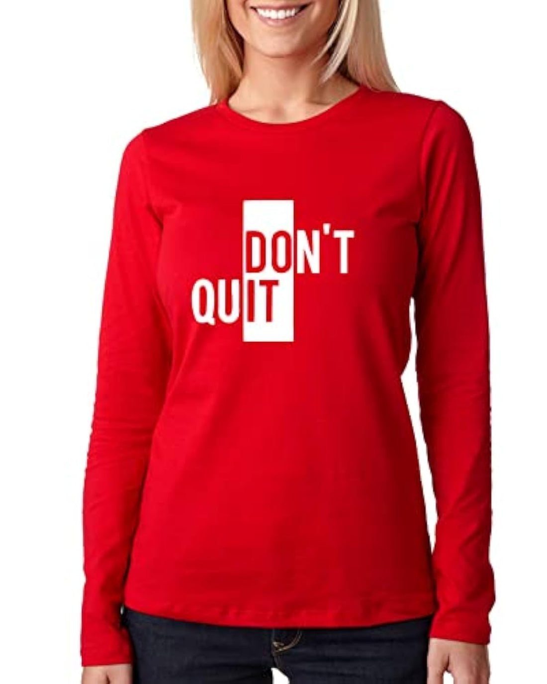 Print Online"DON'T QUIT" T-Shirt