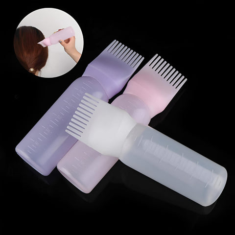 Lightweight Oil Bottle for Hair Dye Application | Scalp Massage and Dye Oil Enhances the Perfect Dye Experience (3 Bottles)