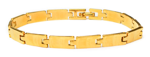 Chinese Gold Rectangle Bracelet for Women Gold