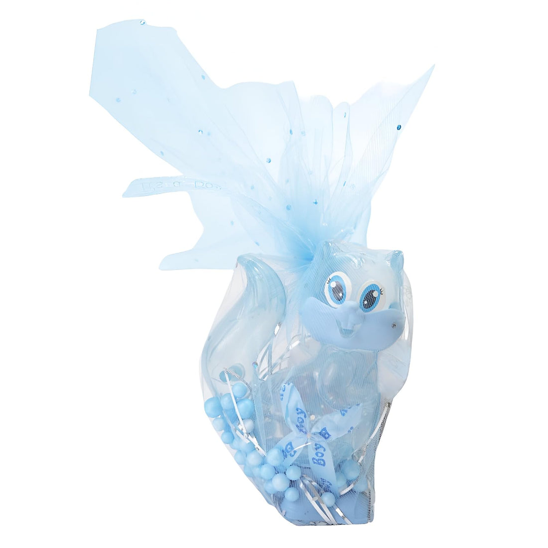 Gift Set For Baby Shower Shape Squirrel For Boys-Baby Blue
