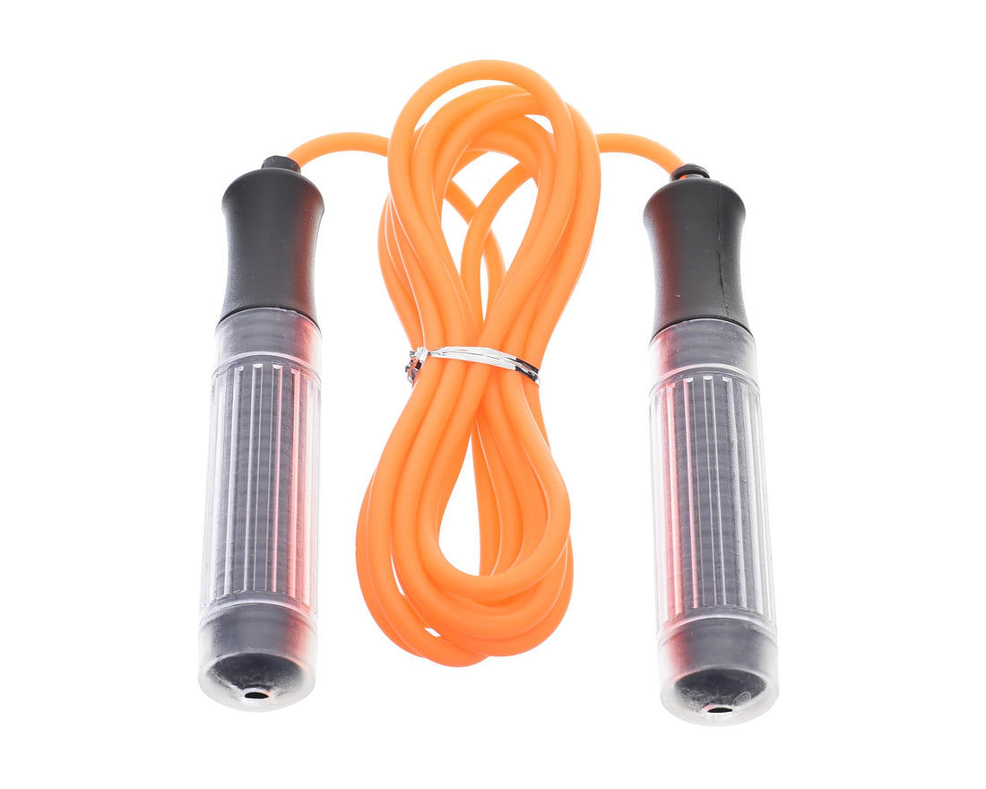 IP-10007 Jump Rope Comfortable Handle to Hold Adjustable Skipping Rope, Ideal for Body Gym Fitness for beginners kids and adult,Endless Hours Of Entertainment - Multi Color