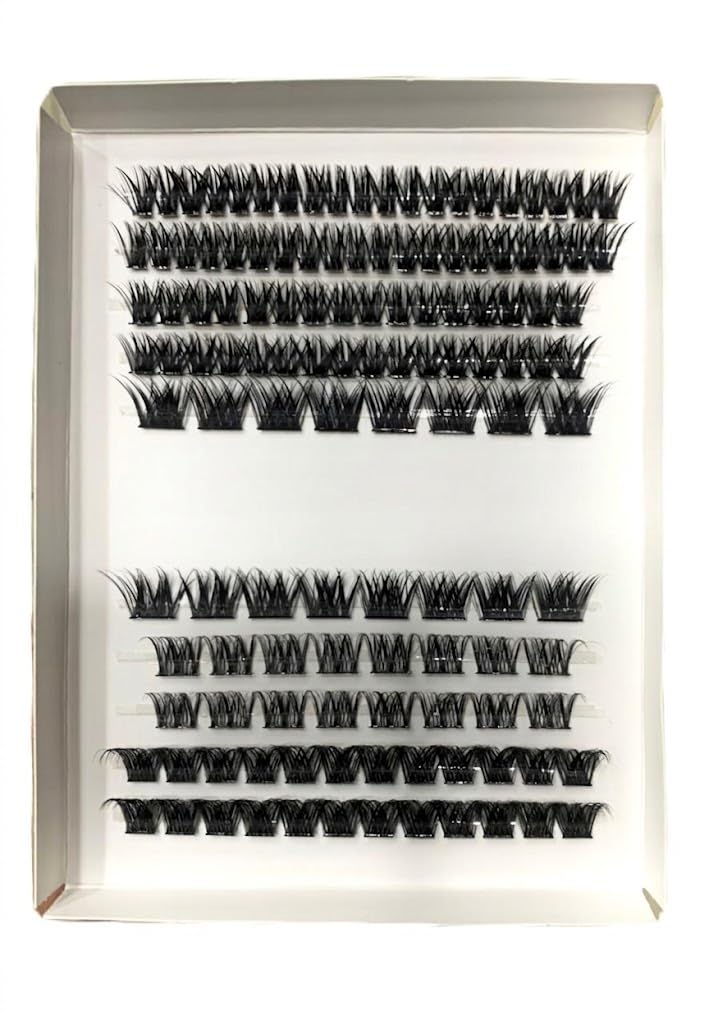 LAHES 200PCS - Extensions Individual Lash Volume 6D mink - FREE EYELASHES - Natural Eyelashes (2 MM TO 10 MM-MIX)-ONE BY ONE-10x-22