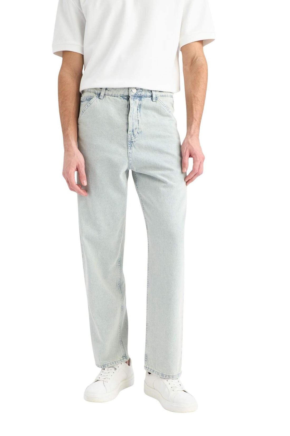 DeFacto Mens Special Collection Baggy Denim Trousers Trousers (pack of 1)