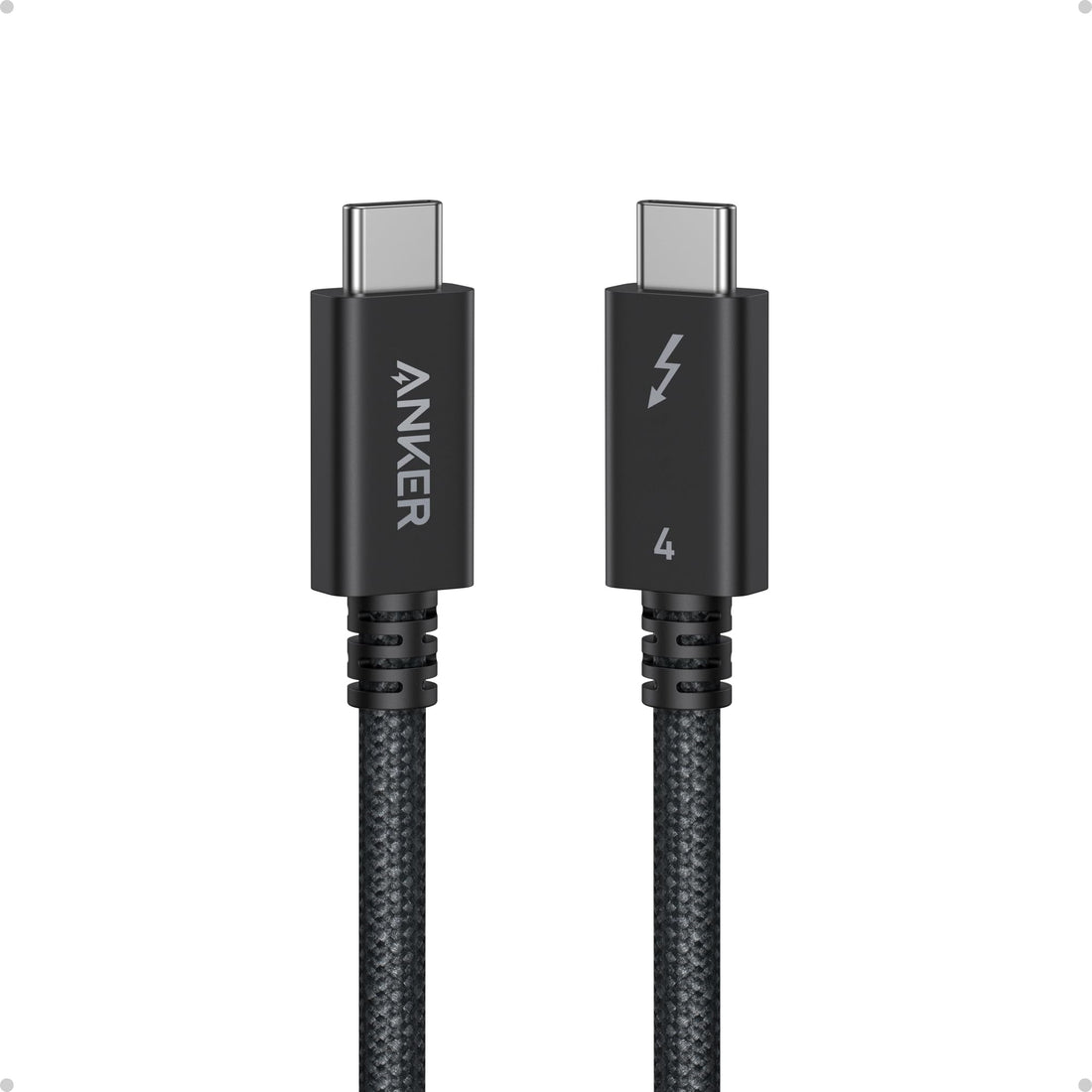 Anker Prime Thunderbolt 4 Cable, 3.3 ft USB C to USB C Cable, 240W Charging, 40Gbps Data Transfer, Supports 8K/4K Displays, for iPhone 16 Series, MacBook Air, iPad, Samsung, Black, 18 Months Warranty