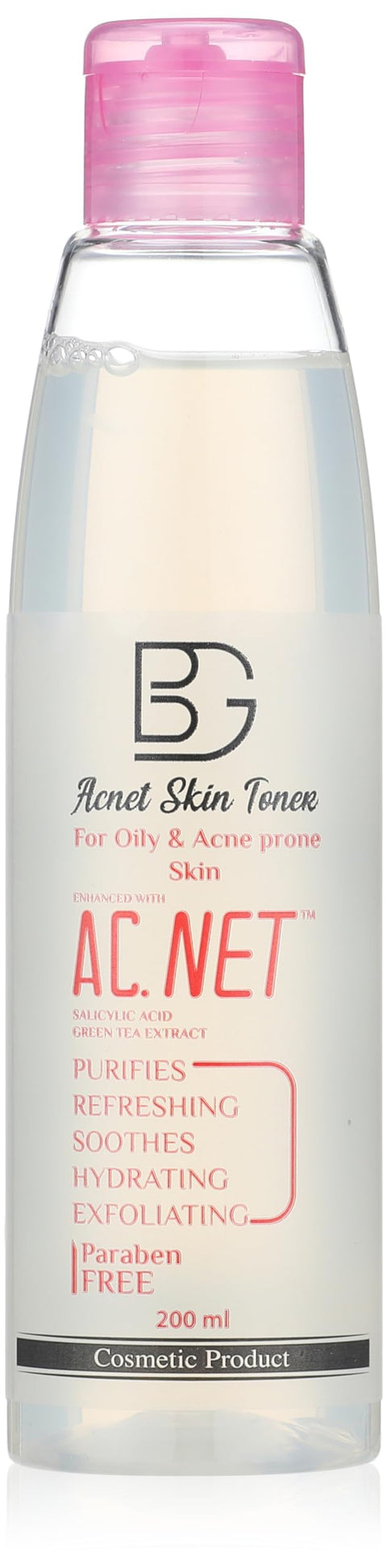 BG Skin Toner for oily and acne prone skin/Paraben free / 200ml