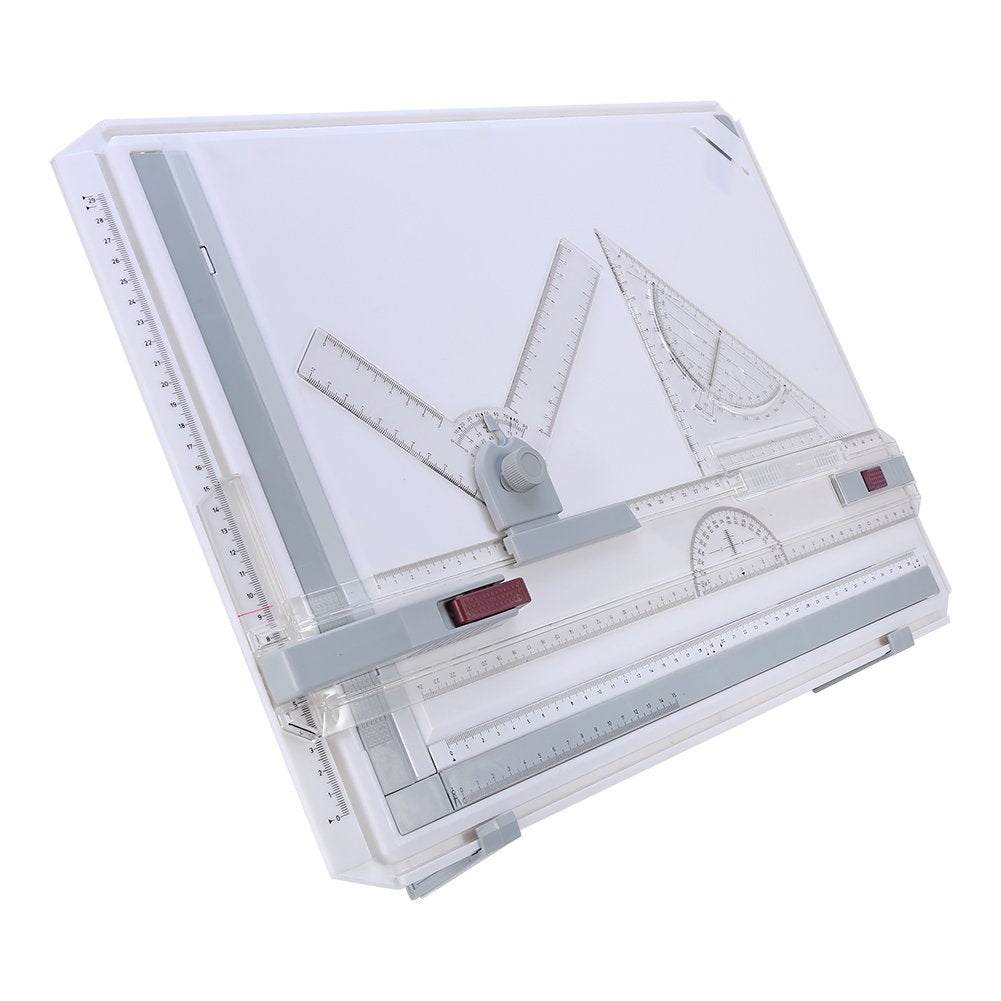 A3 Drawing Board Set, A3 Light Box Drawing Pad Eyes Protection PORTABLE Multifunctional Drawing Table Tool Long Lasting Work for Technical Drafting