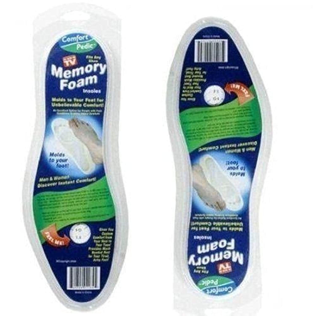pay 1 and get one free Memory foam shoe inserts to fit all sizes