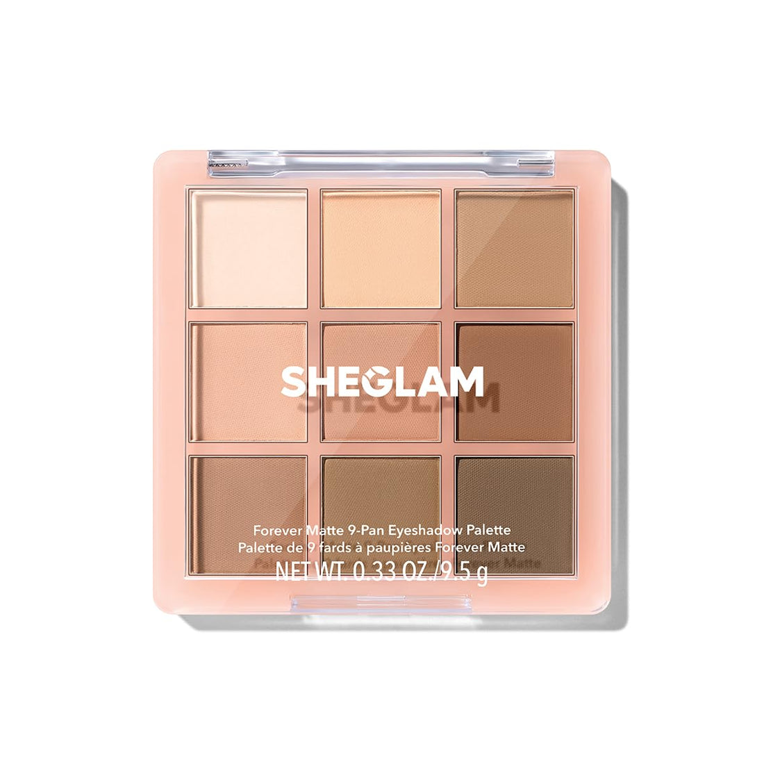 SHEGLAM Eyeshadow Palette 9-Color Ultra-pigmented Shimmer & Matte Shades, Vegan & Cruelty-free-Glimmer & Gleams