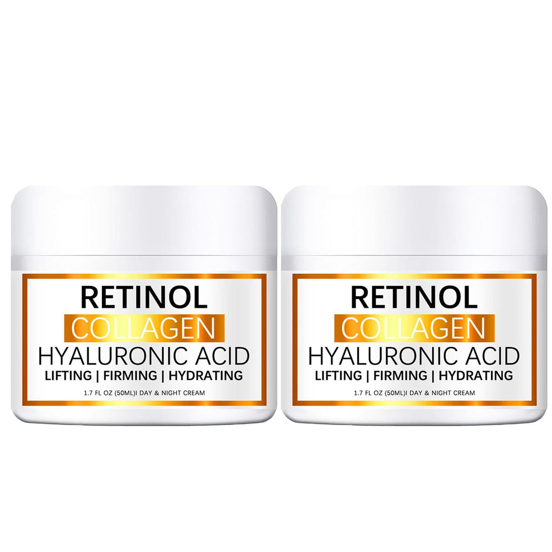 ISBEAUSOLS Advantage Retinol Cream - 2PCS Collagen Face Cream for Anti Aging - Anti Wrinkle Facial Cream