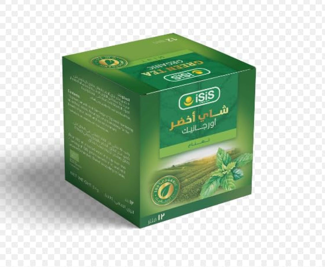iSiS Natural Green Tea With Mint – 12 Envelopes