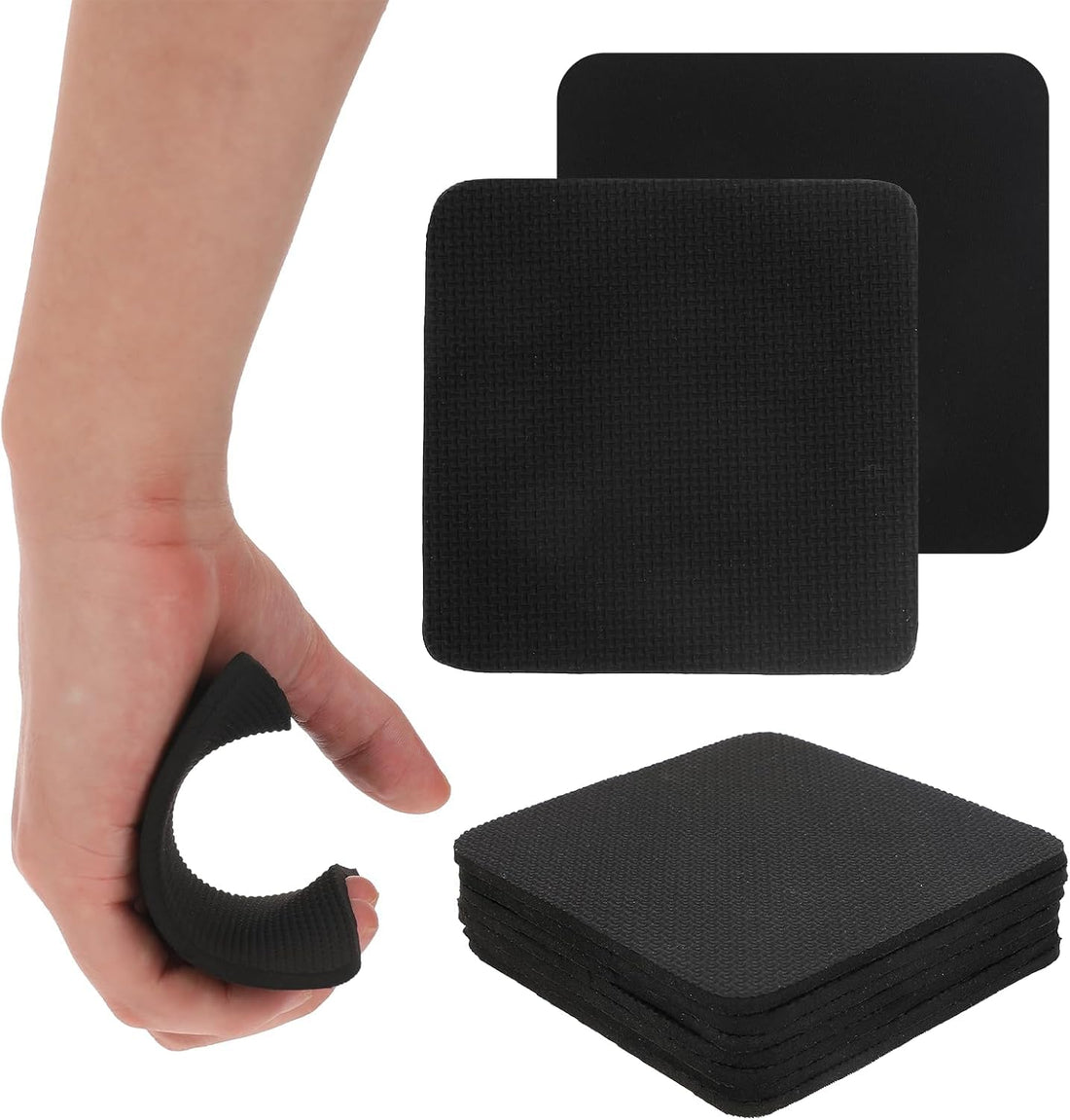 fashion mania 10 Pcs Gym Grips Weight Lifting Grips, Sweatproof Weight Lifting Gloves, Durable Weight Training Hand Grips for Men Women