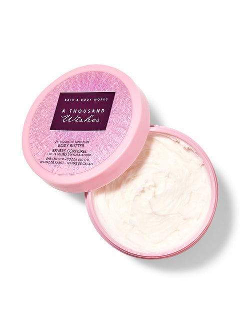 Bath and Body Works A Thousand Wishes Glowtion Body Butter |185 g / 6.5 oz |Glowtion Body Butter|Woodsy Fragrance|For Women