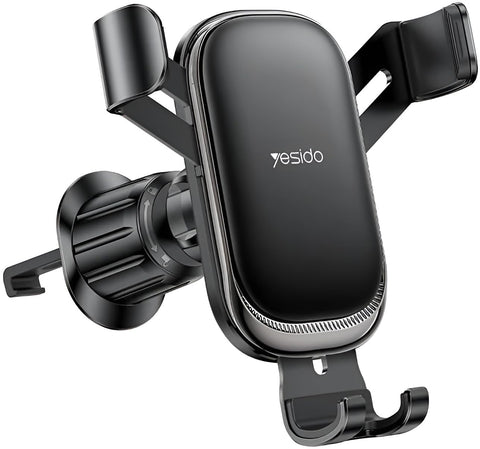 Next Store Car Phone Holder, Strong Air Vent Mount, 360° Rotation, Automatic Gravity Mount, One-Handed Use, Aluminum Base, Compatible with Smartphones