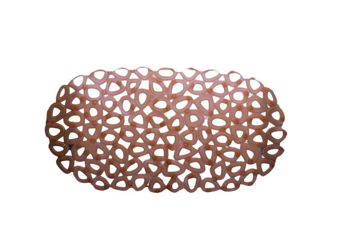 Bubbles Silicone Bath Mat - Brown - R5