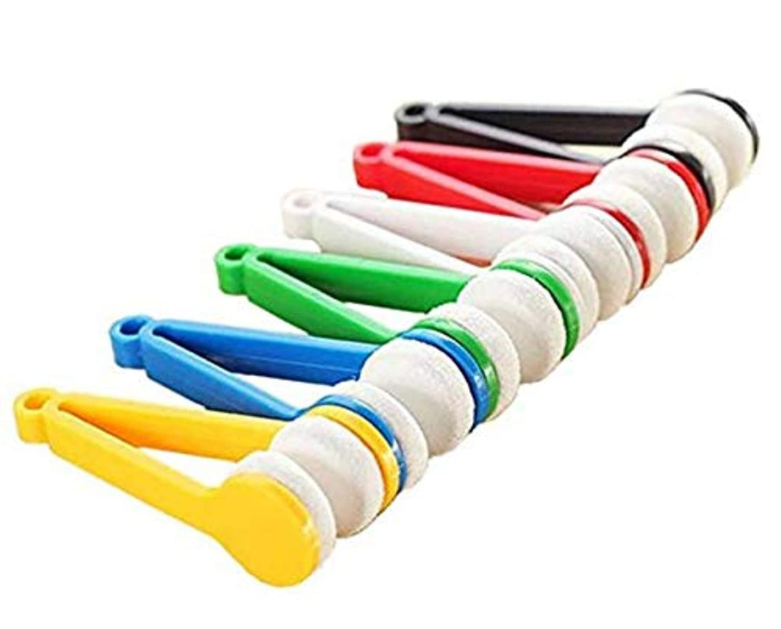 6PCS Mini Eyeglasses Cleaner Microfiber Soft Brush Cleaning Tool for Sun Glasses Eyeglasses