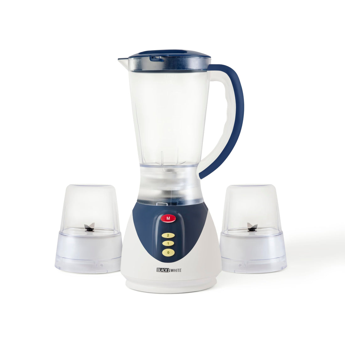 Black & White Blender Smoothie Maker BL-5000 400W 1.5L with grinder mill, chopper mill, ice crush function Orange (International Warranty)