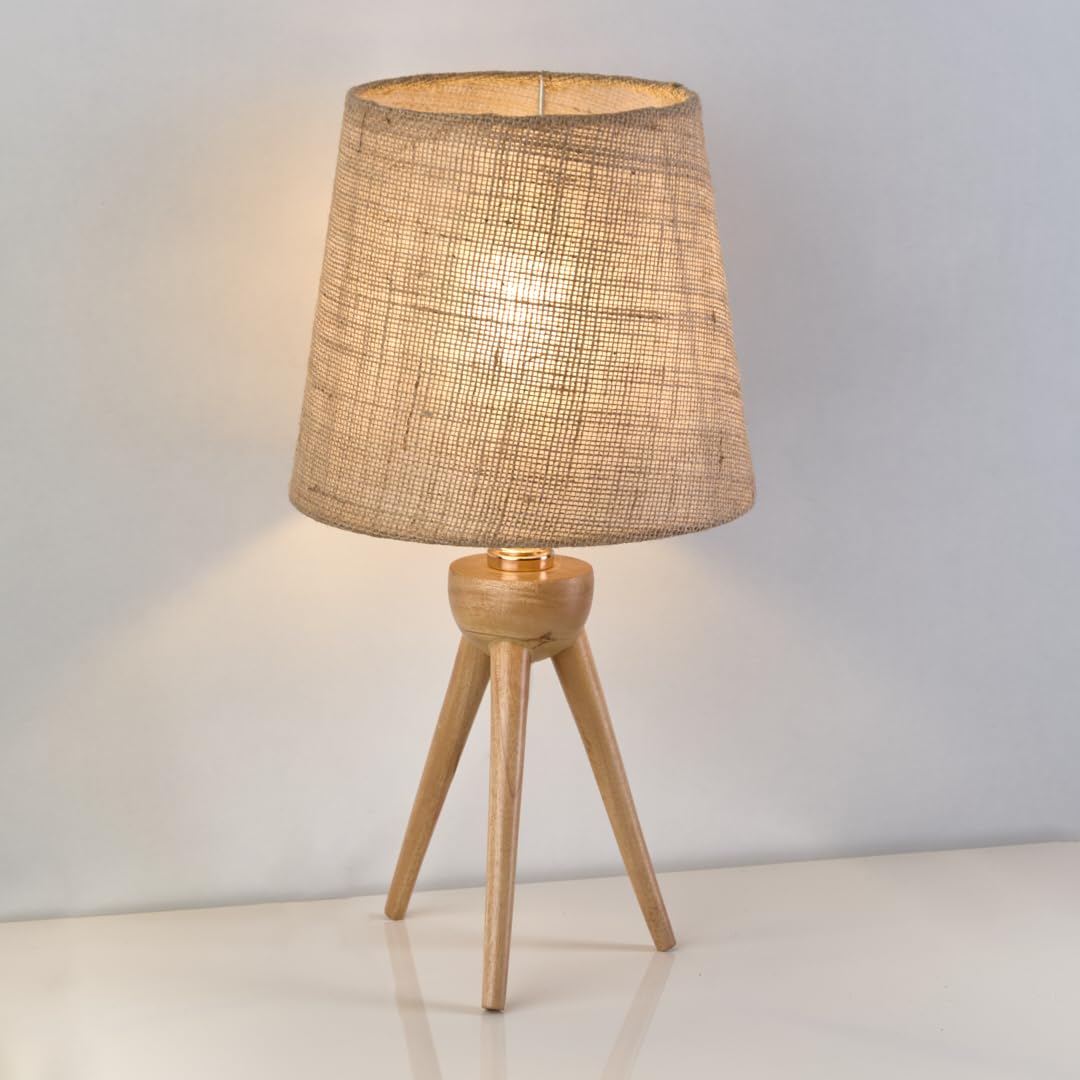 Oops Modern Decorative Indoor Table Lamp – Sophie Modern Table Lamp for Living Room, Bedroom & Office – Beige