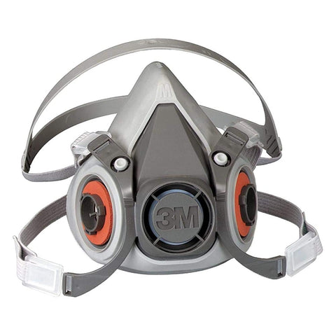 3M Reusable Half Face Mask (6200, Grey)