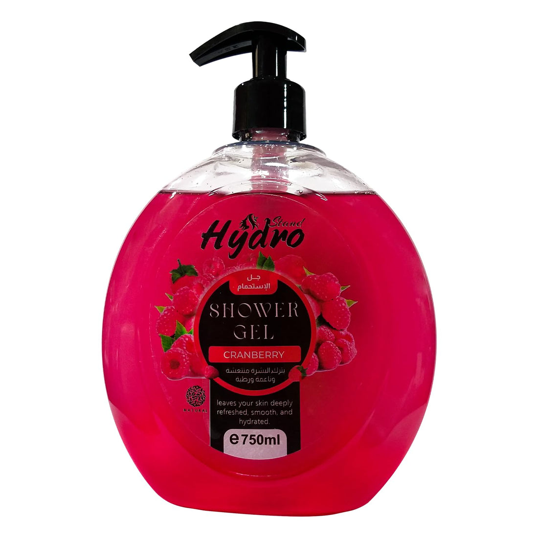 Hydro Stand Shower Gel Cranberry 750ml