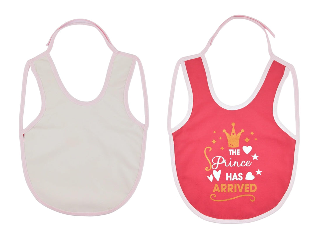 Mix&Max Cotton Bib Printed Crown For Girls-Watermelon&Rose